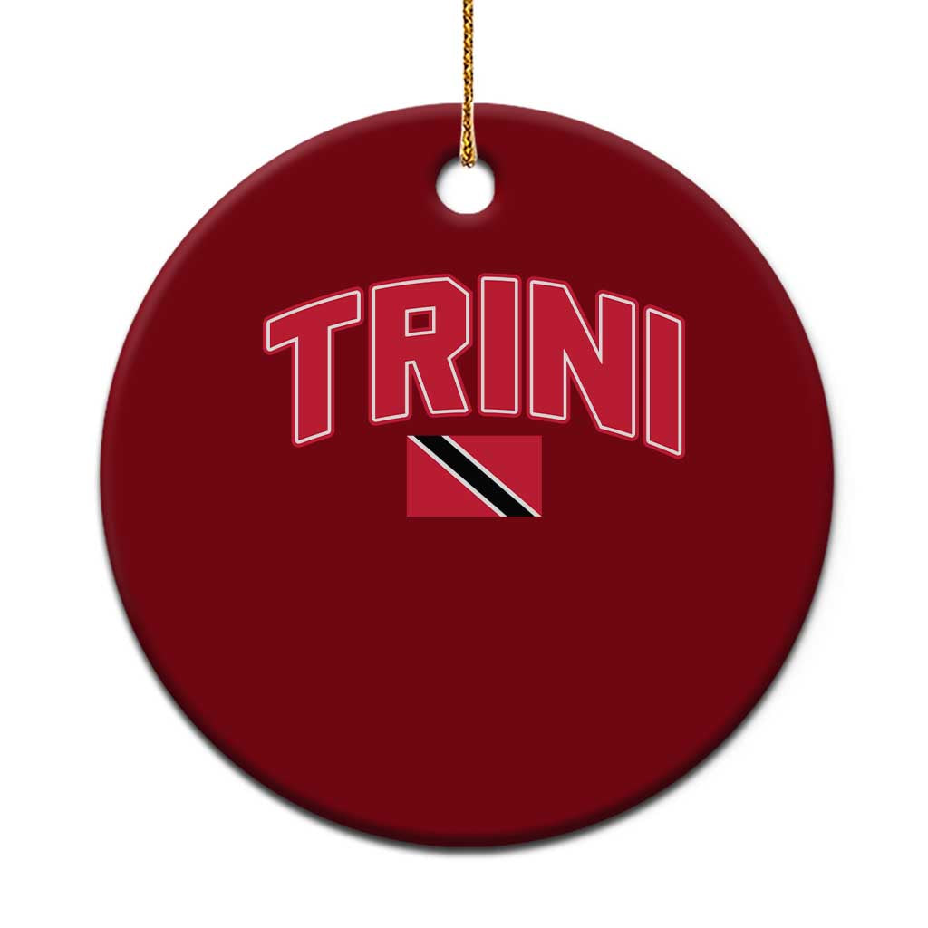 Trinidad and Tobago Flag Ceramic Ornament Trini Pride Vintage - Wonder Print Shop
