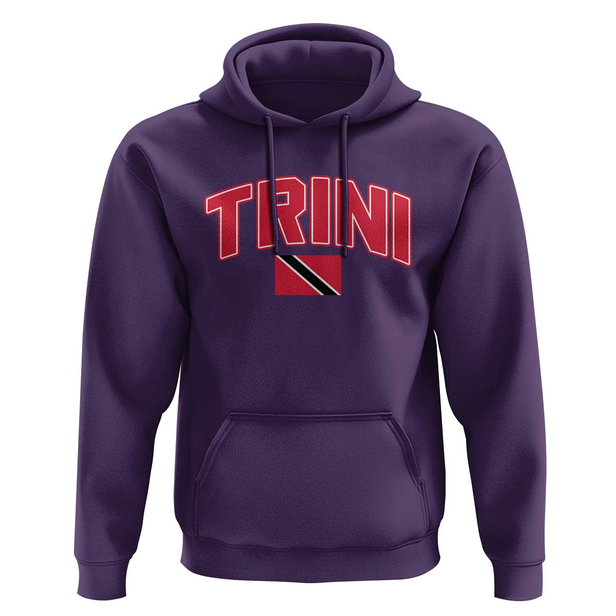 Trinidad and Tobago Flag Hoodie Trini Pride Vintage - Wonder Print Shop