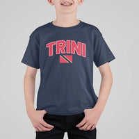 Trinidad and Tobago Flag T Shirt For Kid Trini Pride Vintage - Wonder Print Shop