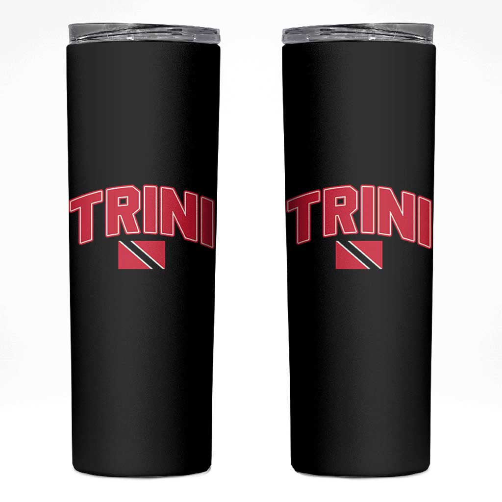 Trinidad and Tobago Flag Skinny Tumbler Trini Pride Vintage - Wonder Print Shop