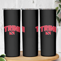 Trinidad and Tobago Flag Skinny Tumbler Trini Pride Vintage - Wonder Print Shop