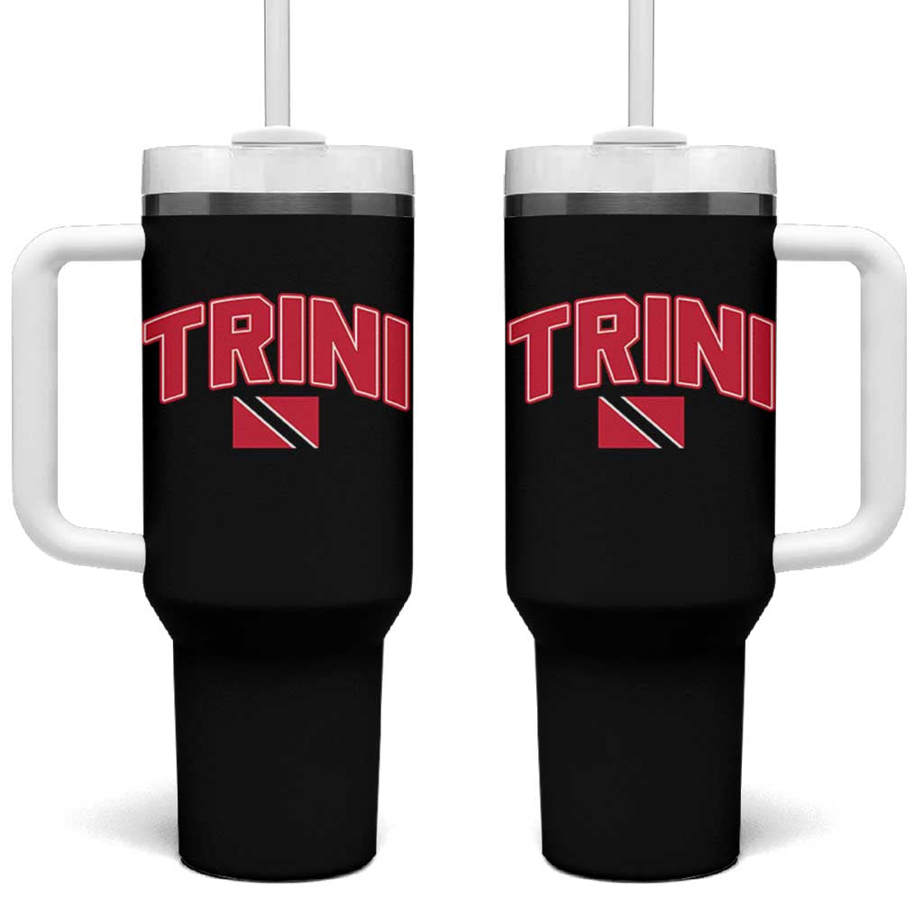 Trinidad and Tobago Flag Tumbler With Handle Trini Pride Vintage - Wonder Print Shop