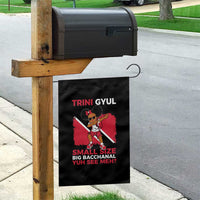 Trini Gyul Garden Flag Funny Trinidadian Girl Afro Island Girls Caribbean - Wonder Print Shop