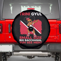 Trini Gyul Spare Tire Cover Funny Trinidadian Girl Afro Island Girls Caribbean - Wonder Print Shop