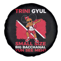 Trini Gyul Spare Tire Cover Funny Trinidadian Girl Afro Island Girls Caribbean - Wonder Print Shop