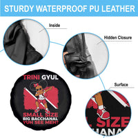 Trini Gyul Spare Tire Cover Funny Trinidadian Girl Afro Island Girls Caribbean - Wonder Print Shop