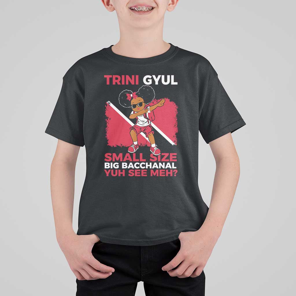 Trini Gyul T Shirt For Kid Funny Trinidadian Girl Afro Island Girls Caribbean - Wonder Print Shop
