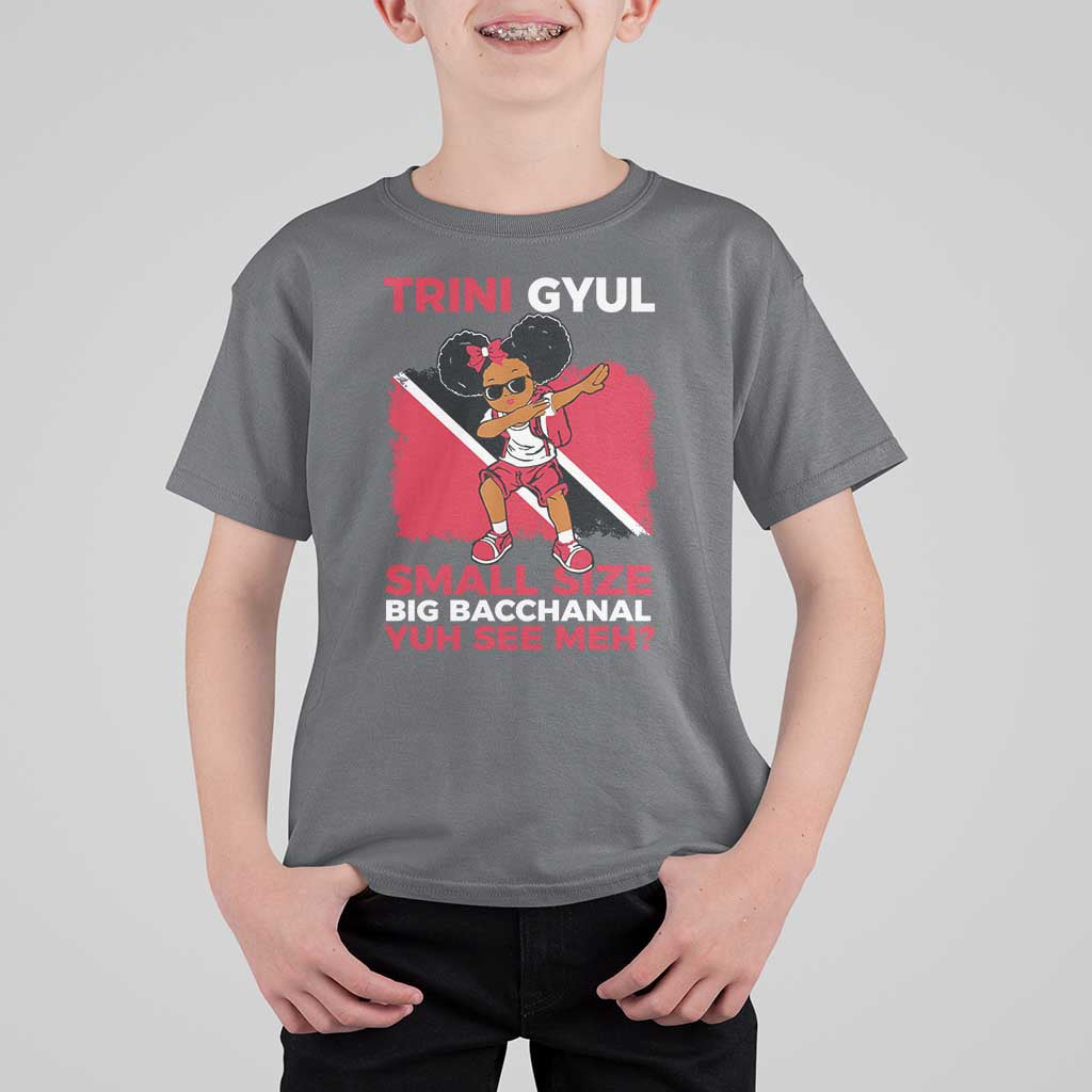Trini Gyul T Shirt For Kid Funny Trinidadian Girl Afro Island Girls Caribbean - Wonder Print Shop