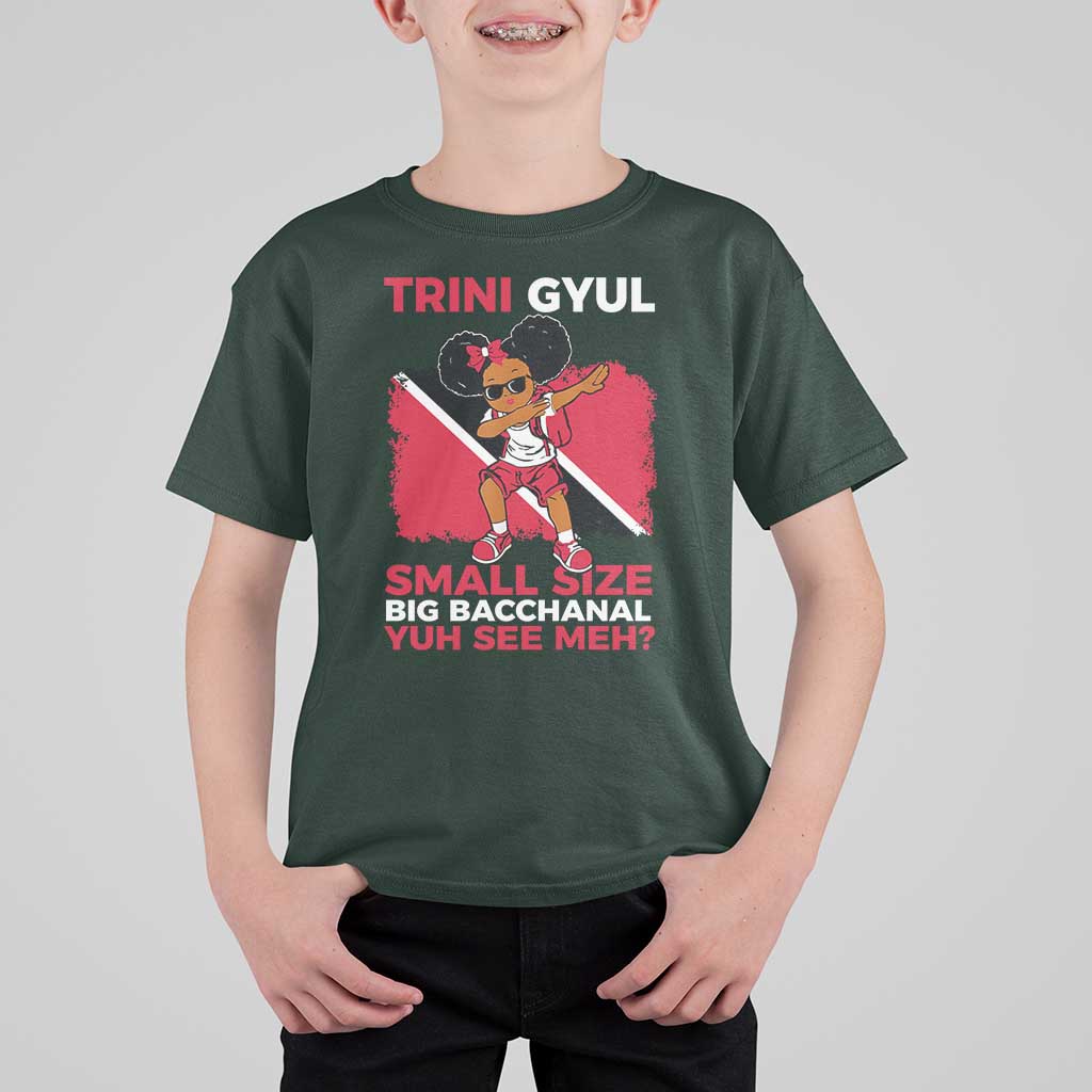Trini Gyul T Shirt For Kid Funny Trinidadian Girl Afro Island Girls Caribbean - Wonder Print Shop