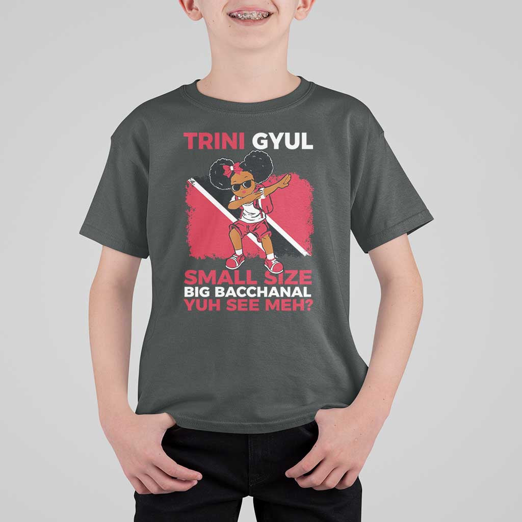 Trini Gyul T Shirt For Kid Funny Trinidadian Girl Afro Island Girls Caribbean - Wonder Print Shop