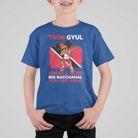 Trini Gyul T Shirt For Kid Funny Trinidadian Girl Afro Island Girls Caribbean - Wonder Print Shop