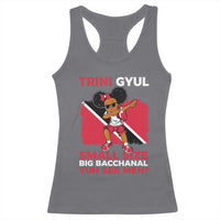 Trini Gyul Racerback Tank Top Funny Trinidadian Girl Afro Island Girls Caribbean - Wonder Print Shop