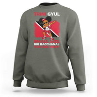 Trini Gyul Sweatshirt Funny Trinidadian Girl Afro Island Girls Caribbean - Wonder Print Shop