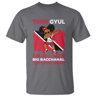 Trini Gyul T Shirt Funny Trinidadian Girl Afro Island Girls Caribbean - Wonder Print Shop