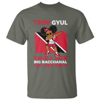 Trini Gyul T Shirt Funny Trinidadian Girl Afro Island Girls Caribbean - Wonder Print Shop