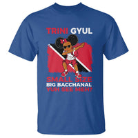 Trini Gyul T Shirt Funny Trinidadian Girl Afro Island Girls Caribbean - Wonder Print Shop