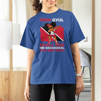 Trini Gyul T Shirt For Women Funny Trinidadian Girl Afro Island Girls Caribbean - Wonder Print Shop
