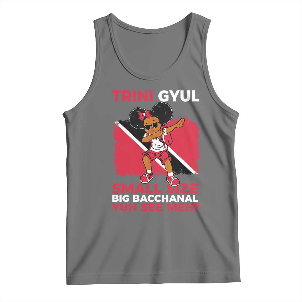 Trini Gyul Tank Top Funny Trinidadian Girl Afro Island Girls Caribbean - Wonder Print Shop