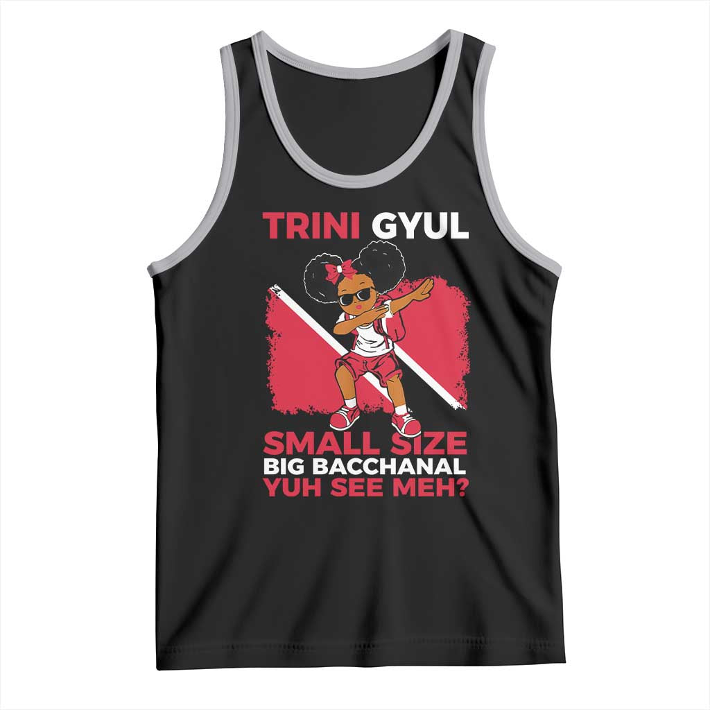 Trini Gyul Tank Top Funny Trinidadian Girl Afro Island Girls Caribbean - Wonder Print Shop