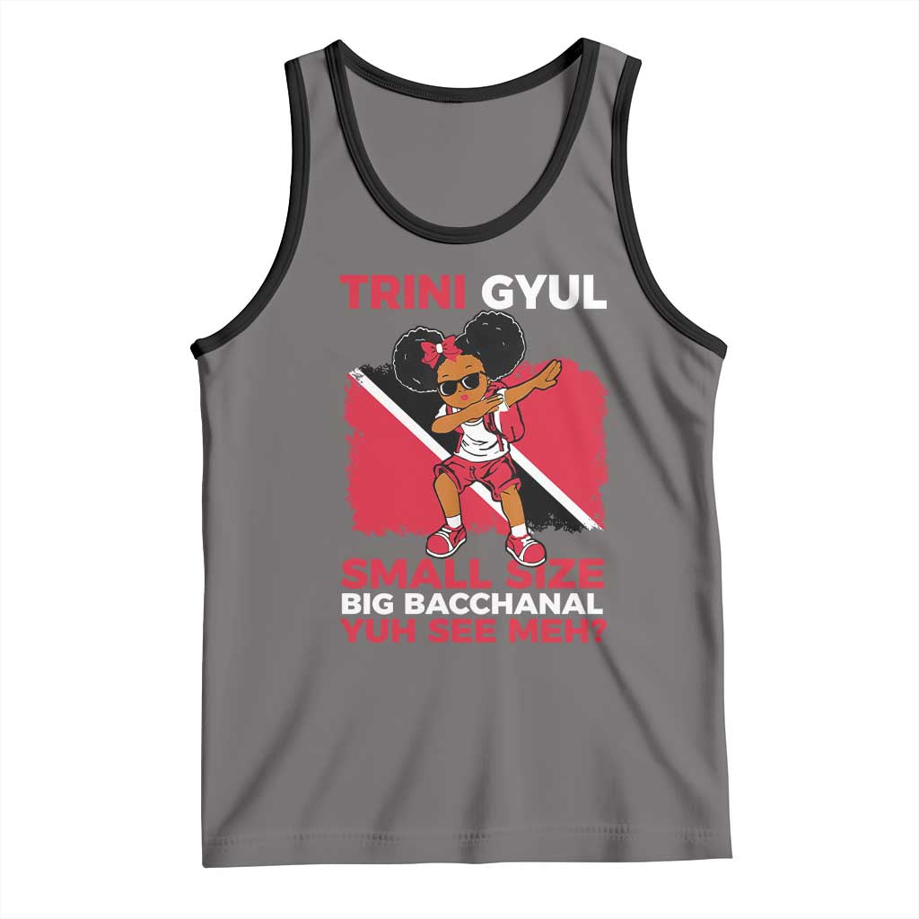 Trini Gyul Tank Top Funny Trinidadian Girl Afro Island Girls Caribbean - Wonder Print Shop