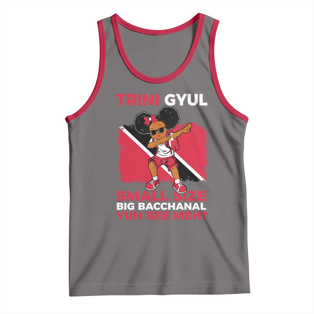 Trini Gyul Tank Top Funny Trinidadian Girl Afro Island Girls Caribbean - Wonder Print Shop