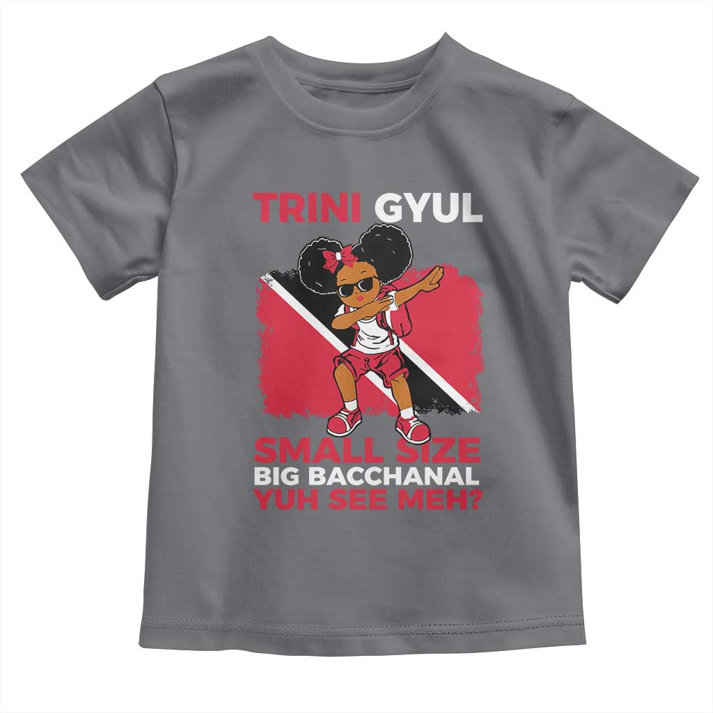 Trini Gyul Toddler T Shirt Funny Trinidadian Girl Afro Island Girls Caribbean - Wonder Print Shop
