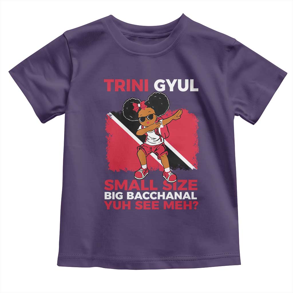 Trini Gyul Toddler T Shirt Funny Trinidadian Girl Afro Island Girls Caribbean - Wonder Print Shop