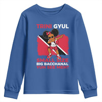 Trini Gyul Youth Sweatshirt Funny Trinidadian Girl Afro Island Girls Caribbean - Wonder Print Shop