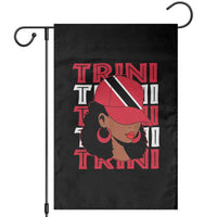 Proud Trini Afro Black Woman Garden Flag Trinidad and Tobago Flag Pride - Wonder Print Shop