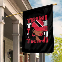 Proud Trini Afro Black Woman Garden Flag Trinidad and Tobago Flag Pride - Wonder Print Shop