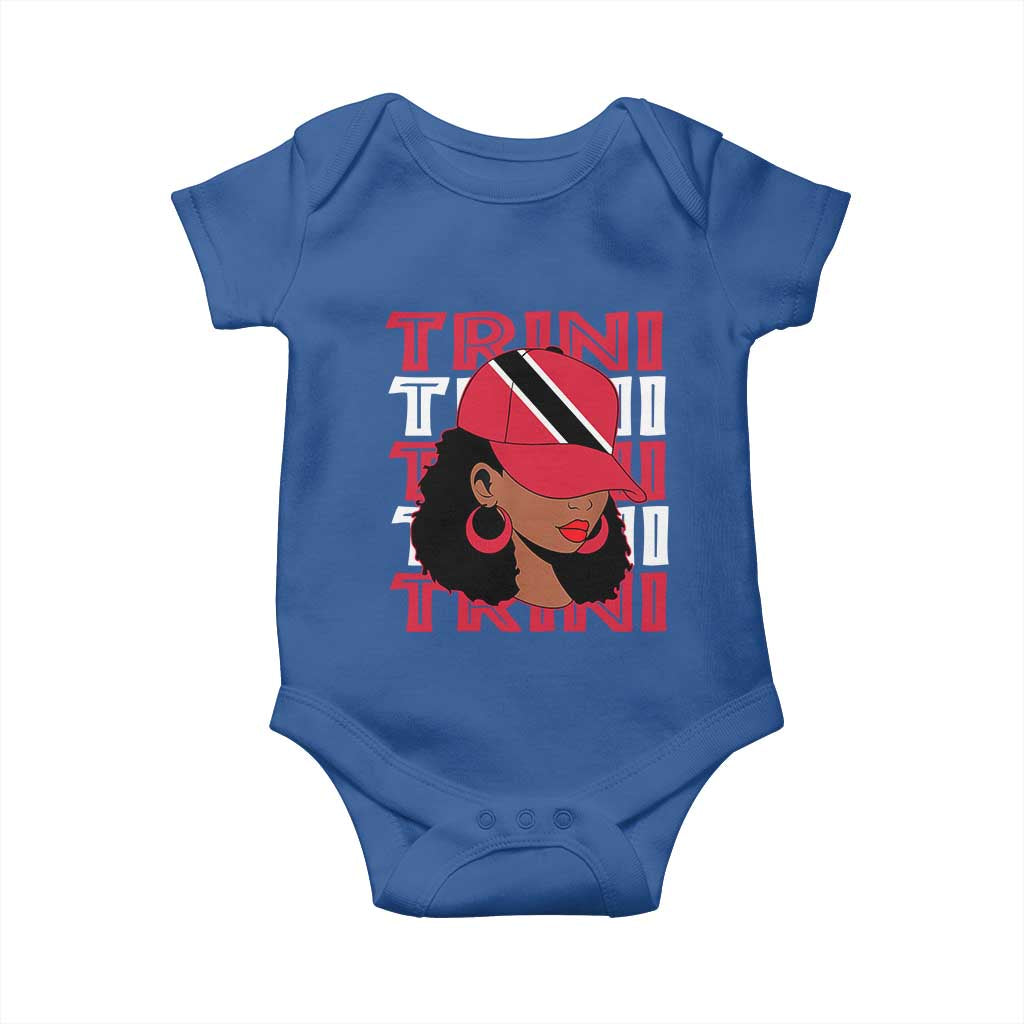 Proud Trini Afro Black Woman Baby Onesie Trinidad and Tobago Flag Pride - Wonder Print Shop
