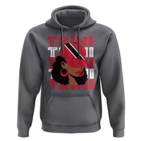 Proud Trini Afro Black Woman Hoodie Trinidad and Tobago Flag Pride - Wonder Print Shop