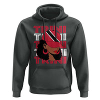 Proud Trini Afro Black Woman Hoodie Trinidad and Tobago Flag Pride - Wonder Print Shop
