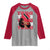 Proud Trini Afro Black Woman Raglan Shirt Trinidad and Tobago Flag Pride - Wonder Print Shop