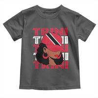 Proud Trini Afro Black Woman Toddler T Shirt Trinidad and Tobago Flag Pride - Wonder Print Shop