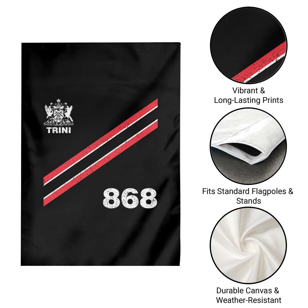 Trinidad and Tobago Flag Garden Flag 868 Trini Soccer Fan - Wonder Print Shop