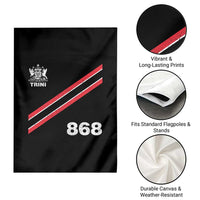 Trinidad and Tobago Flag Garden Flag 868 Trini Soccer Fan - Wonder Print Shop