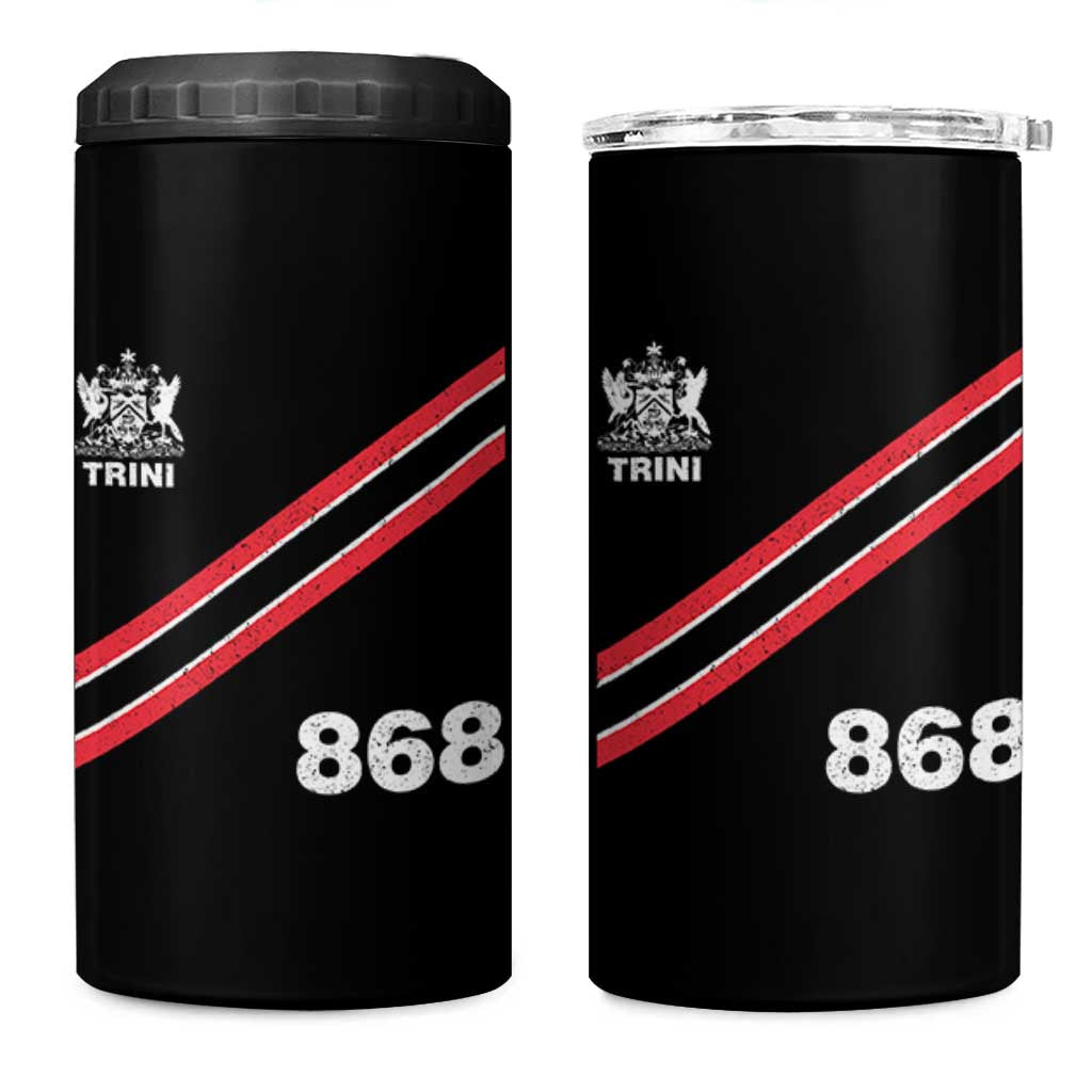 Trinidad and Tobago Flag 4 in 1 Can Cooler Tumbler 868 Trini Soccer Fan - Wonder Print Shop