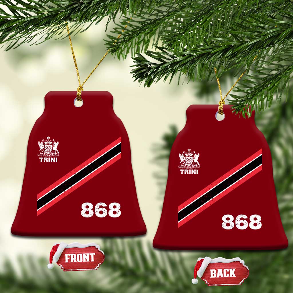 Trinidad and Tobago Flag Ceramic Ornament 868 Trini Soccer Fan - Wonder Print Shop