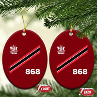 Trinidad and Tobago Flag Ceramic Ornament 868 Trini Soccer Fan - Wonder Print Shop
