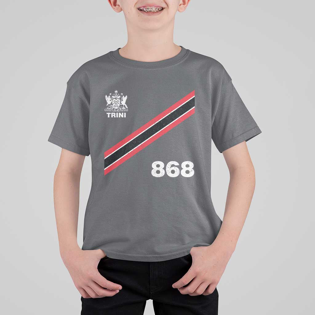 Trinidad and Tobago Flag T Shirt For Kid 868 Trini Soccer Fan - Wonder Print Shop