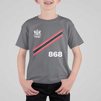 Trinidad and Tobago Flag T Shirt For Kid 868 Trini Soccer Fan - Wonder Print Shop