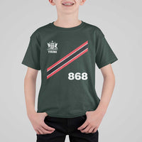 Trinidad and Tobago Flag T Shirt For Kid 868 Trini Soccer Fan - Wonder Print Shop