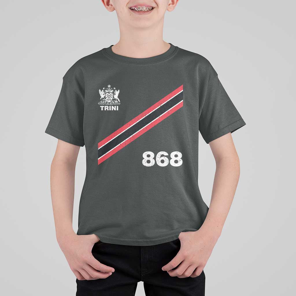Trinidad and Tobago Flag T Shirt For Kid 868 Trini Soccer Fan - Wonder Print Shop