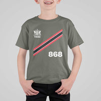 Trinidad and Tobago Flag T Shirt For Kid 868 Trini Soccer Fan - Wonder Print Shop