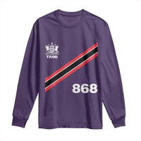 Trinidad and Tobago Flag Long Sleeve Shirt 868 Trini Soccer Fan - Wonder Print Shop