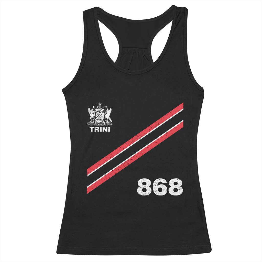 Trinidad and Tobago Flag Racerback Tank Top 868 Trini Soccer Fan - Wonder Print Shop