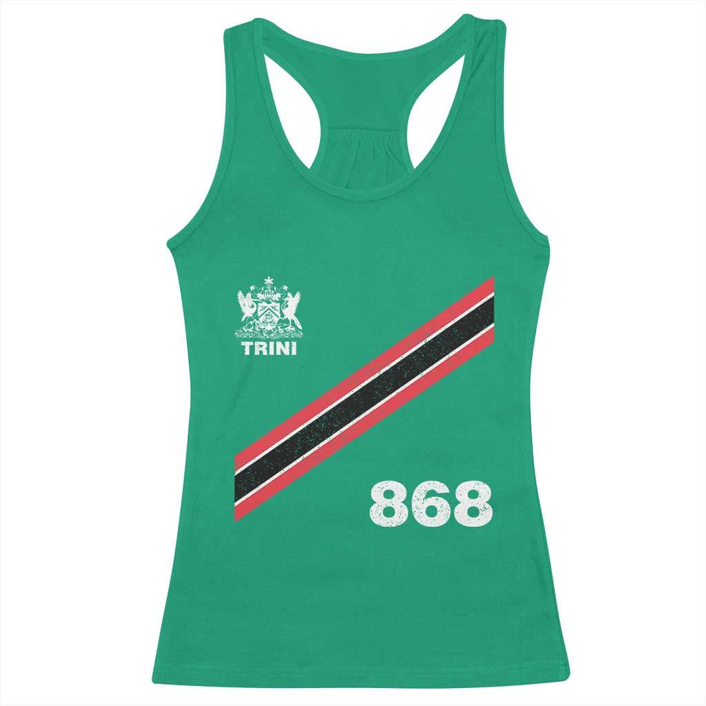 Trinidad and Tobago Flag Racerback Tank Top 868 Trini Soccer Fan - Wonder Print Shop