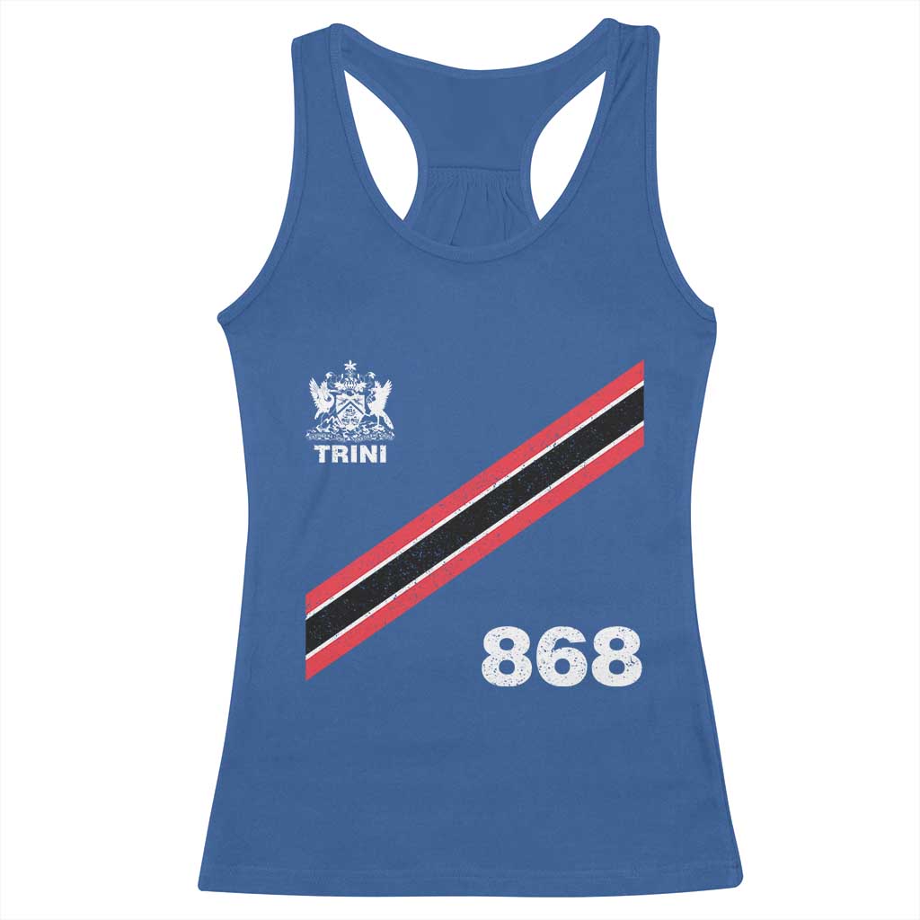 Trinidad and Tobago Flag Racerback Tank Top 868 Trini Soccer Fan - Wonder Print Shop