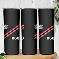 Trinidad and Tobago Flag Skinny Tumbler 868 Trini Soccer Fan - Wonder Print Shop